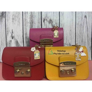 [MK135a- sẵn] Móc Chìa Khóa, treo túi xách Lá bùa may mắn Phong cách Nhật