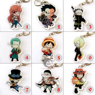 Móc khóa mica anime One Piece chipi (Video) đẹp, ấn tượng