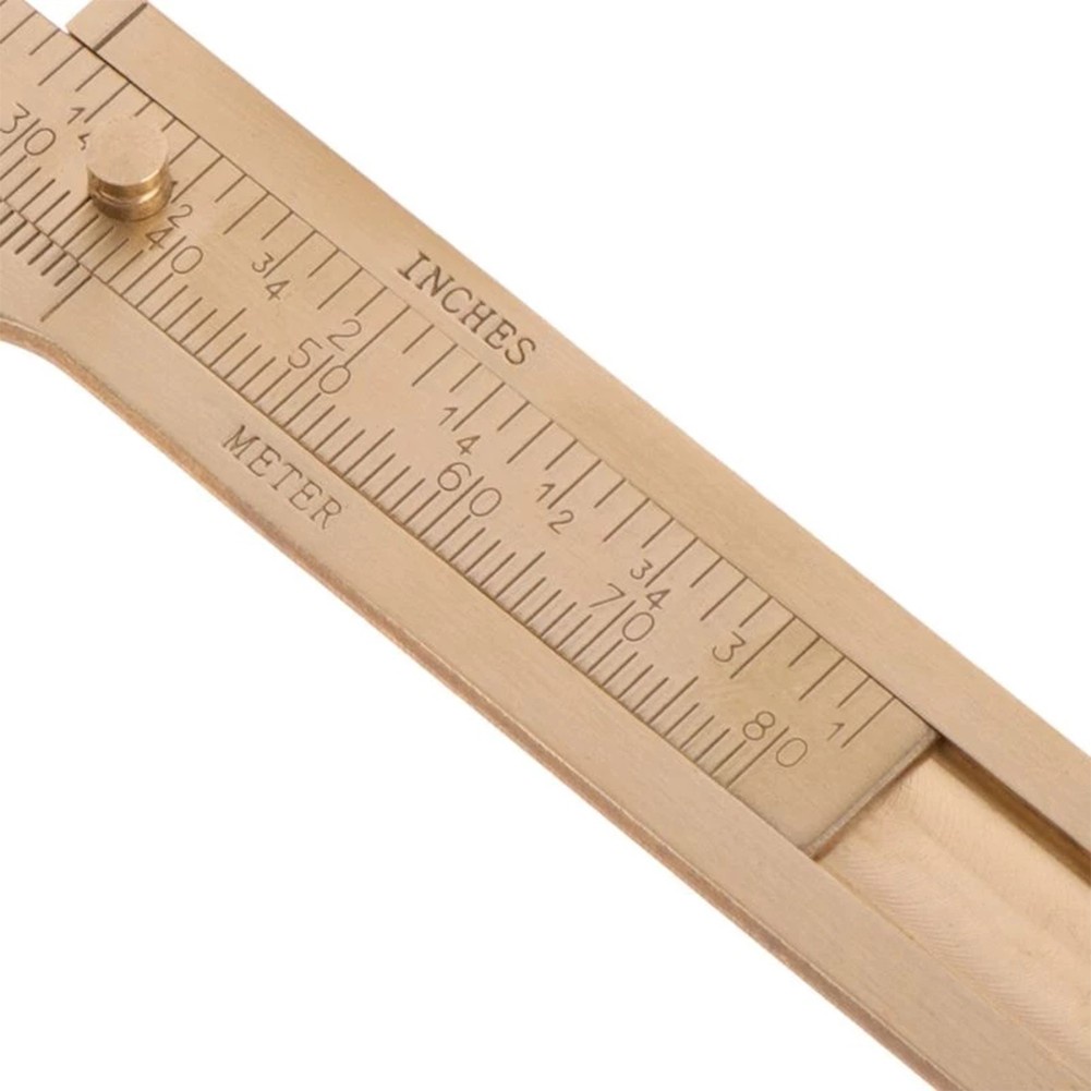 Thước kẹp đồng 100mm chuyên dùng kiểm tra kích thước đá thô, đá quý, đo vòng, đo chi tiết