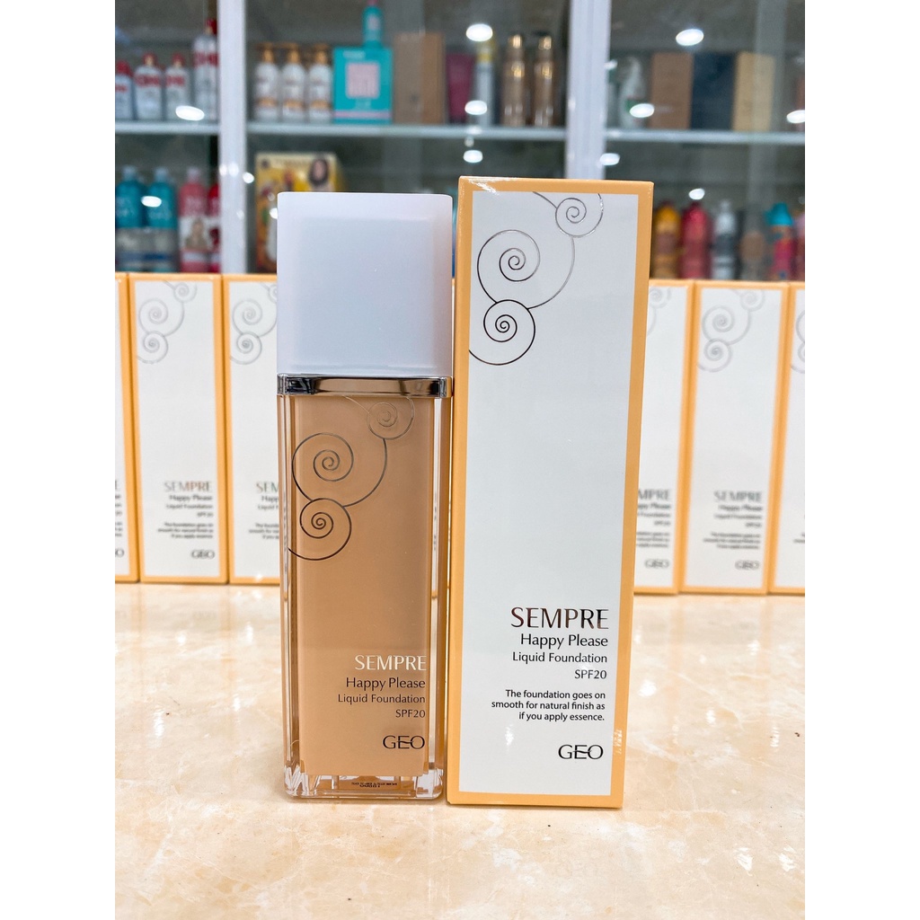 KEM NỀN GEO SEMPRE HAPPY &amp; PLEASE LIQUID FOUNDATION CHÍNH HÃNG HÀN QUỐC