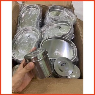 Khay - hũ - cốc y tế inox