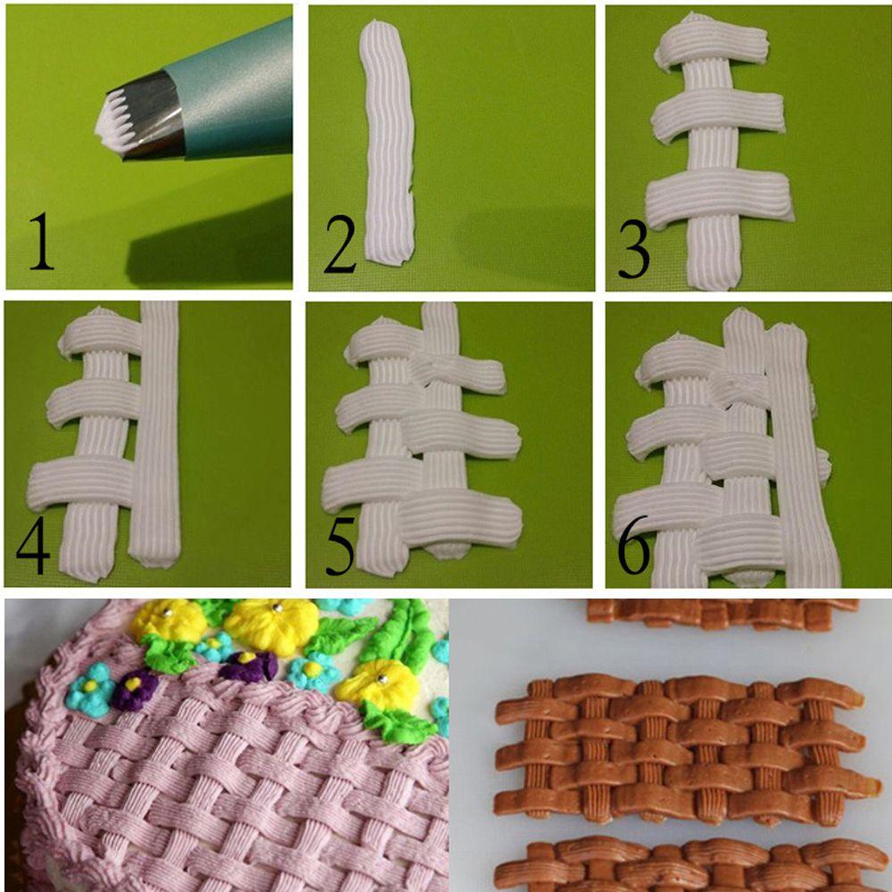 CONOPERY Set 5 Đuôi Bắt Bông Kem Bằng Thép Không Gỉ