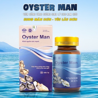 [Cực Sung Mãn] Viên Uống Hàu Oyster Man (Hũ 30 Viên) – Hỗ Trợ Sức Khỏe & Giúp Tăng Cường Sinh Lý Nam. Chính Hãng 100%