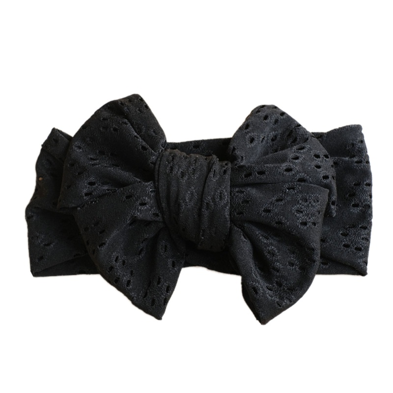 Băng Đô Hai Lớp Co Giãn Bản Rộng Khoét Rỗng Cho Bé Sơ Sinh