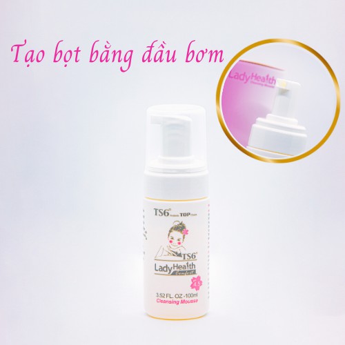 Dung dịch vệ sinh phụ nữ TS6 - 180ml - Nước rửa phụ khoa- dung dịch vệ sinh làm hồng vùng kín