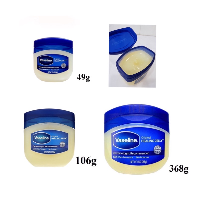 Sáp Dưỡng Ẩm Đa Năng VASELINE Original Healing Jelly Mỹ 49gr/106gr/368gr