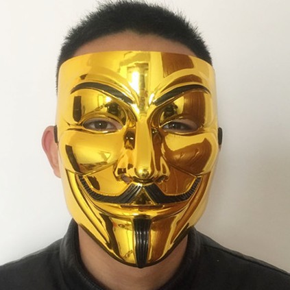 Mặt nạ hacker - Anonymous - Mặt nạ hacker 2020 - MẶT NẠ HÓA TRANG HACKER anonymous màu trắng