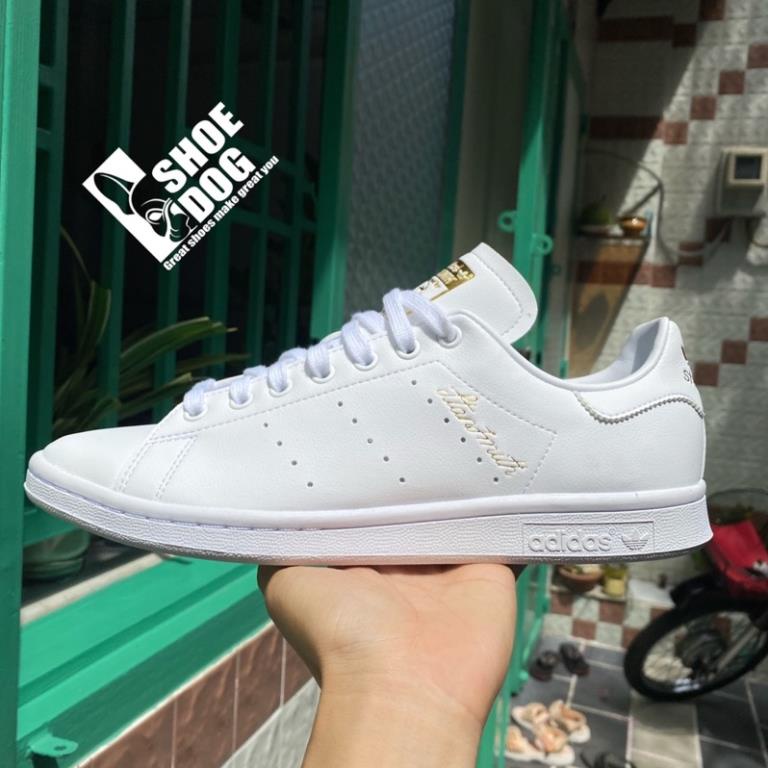 Giày Adidas Stan Smith chữ Gold real phiên bản full da 🥀