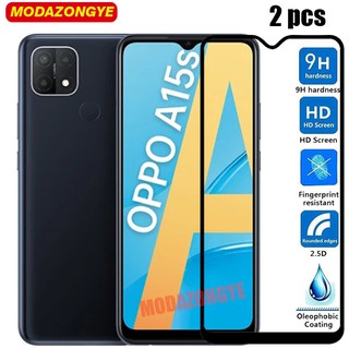 2 Kính Cường Lực Toàn Màn Hình Cho OPPO A15s A15s A 15s OPPOA15s