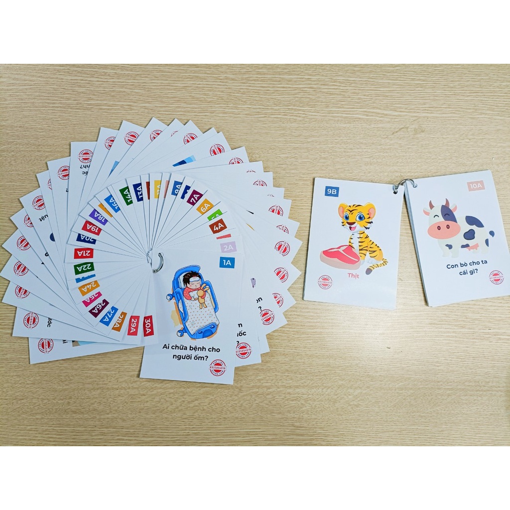 Bộ 30 thẻ hỏi đáp phát triển tư duy