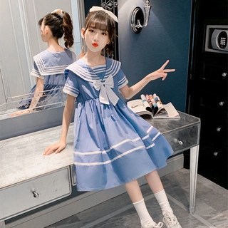 Sailor Dress Korean Style Fashion 2021 Cute For Girls