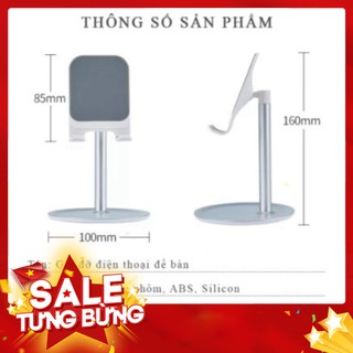 Đế kê điện thoại🍁 kệ nhôm để điện thoại smartphone, ipad và máy tính bảng