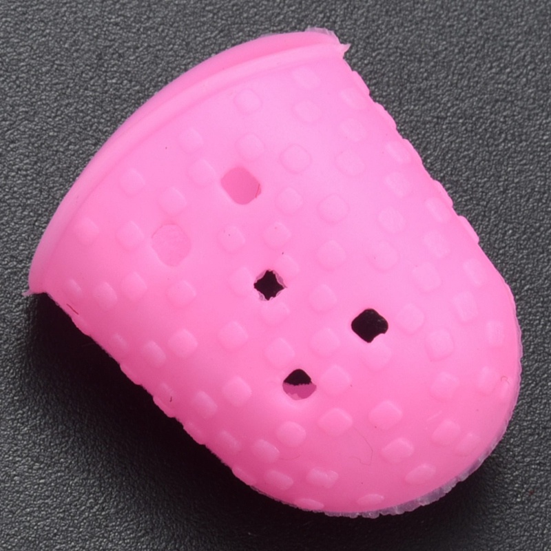 (MỚI) Bộ 4 miếng bọc bảo vệ đầu ngón tay chơi đàn guitar màu hồng M