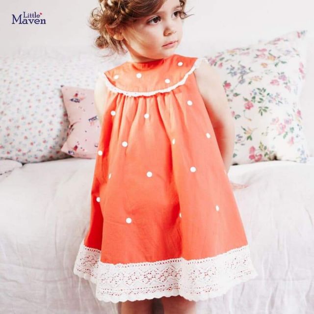 Váy bé gái Little Maven siêu ngọt ngào