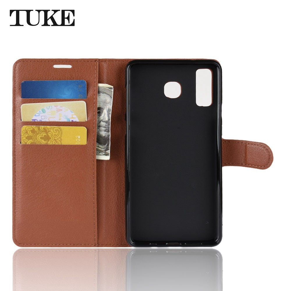 Ốp lưng da nắp gập có hình ngôi sao cho Samsung A8 Star A9 Star | BigBuy360 - bigbuy360.vn