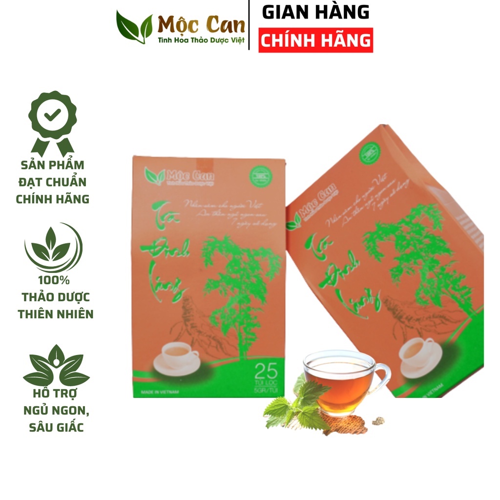 [Mã GROSALE giảm 10% đơn 150K] Trà túi lọc-Trà Đinh Lăng-Hỗ trợ chứng mất ngủ, ngủ ngon, sâu giấc không tác dụng phụ