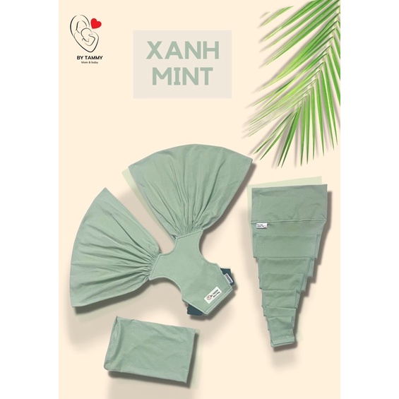 Màu mới- Địu vải sling em bé Tammy- trợ lực cột