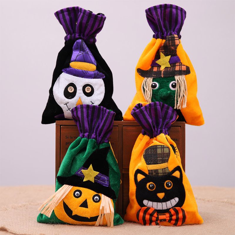 Túi Rút Đựng Kẹo Trang Trí Halloween