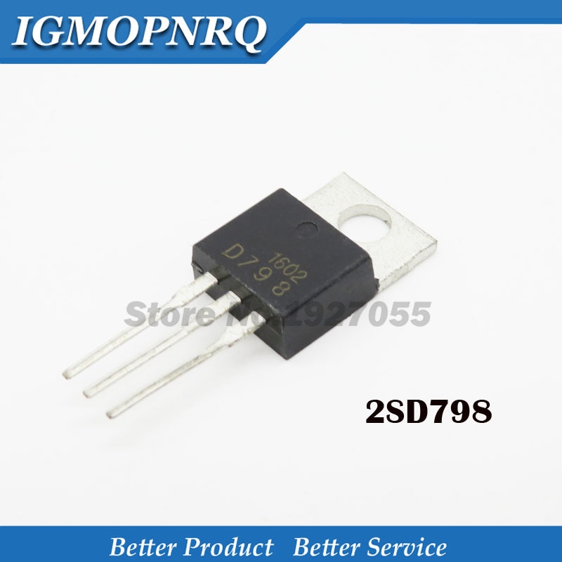 Set 10 linh kiện bán dẫn 2SD798 D798 TO-220 6 a / 300 v mới