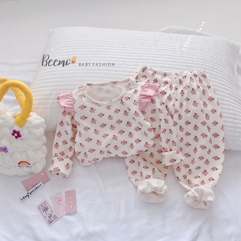 Bộ cánh tiên bé gái xinh xắn, bộ thu đông bé gái hàng đẹp bé gái Beemo