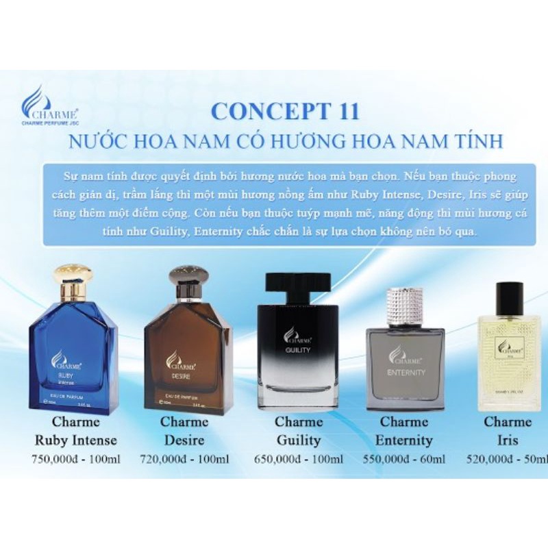 NƯỚC HOA NAM (MẠNH MẺ CÁ TÍNH)