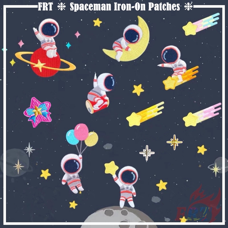  Sticker Ủi Thêu Hình Phi Hành Gia Nasa（Space S-7）