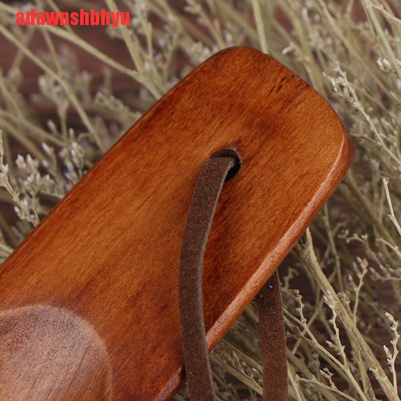 [adawnshbhyu] 1 Chiếc Giày Bằng Gỗ Tự Nhiên Màu Trơn