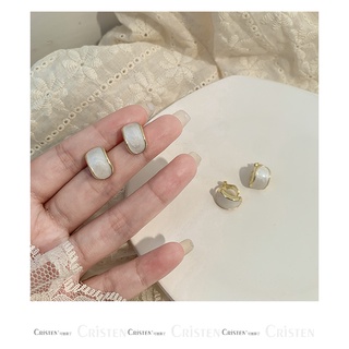 Bông Tai Đính Đá Opal Tinh Tế