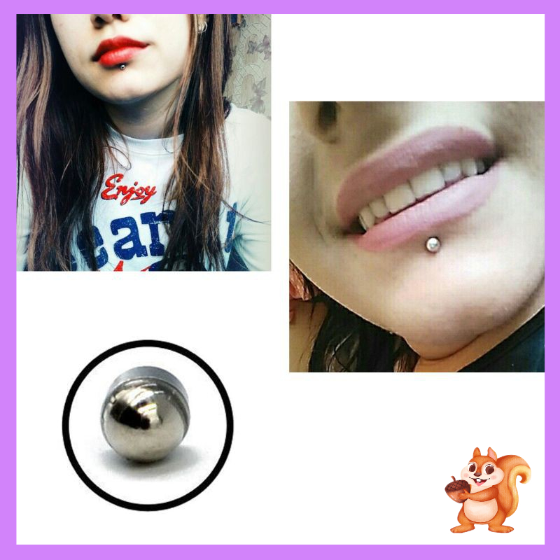 Khuyên mũi đinh tán từ tính 3mm bằng thép không gỉ