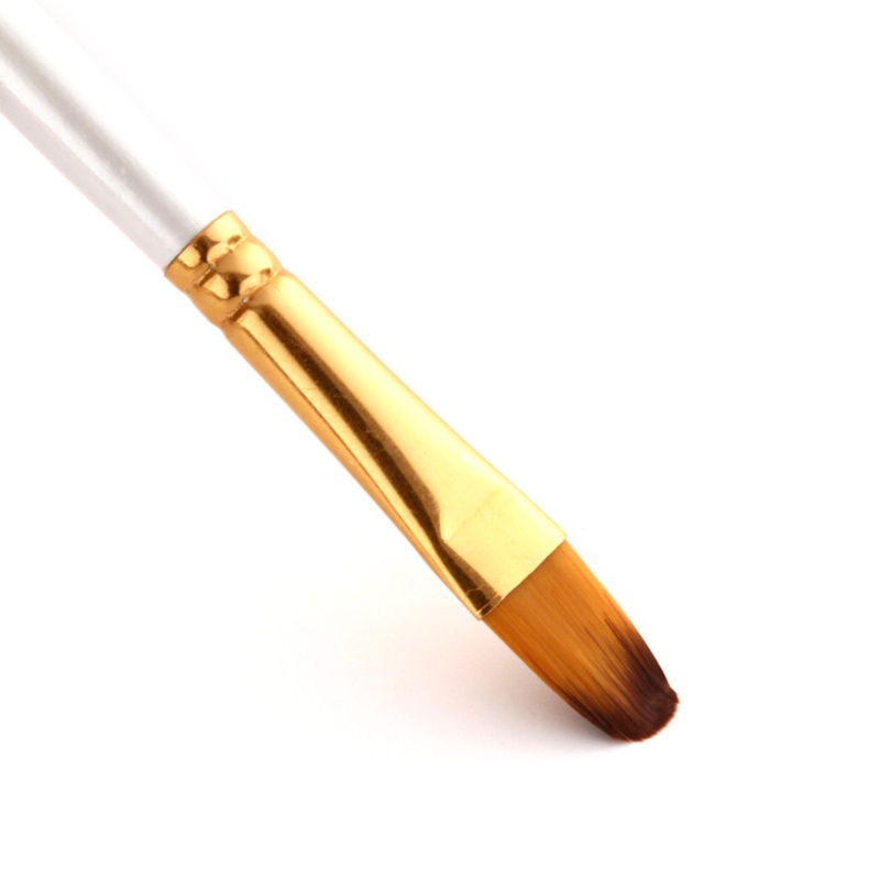 Set 13 Cọ Vẽ Tranh Sơn Dầu Cán Gỗ Nylon