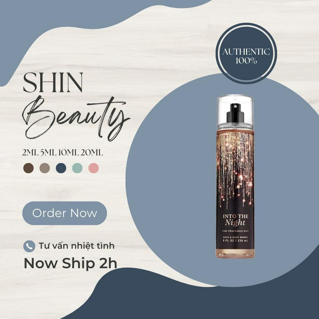 Xịt thơm toàn thân BATH & BODY WORKS +INTO THE NIGHT+