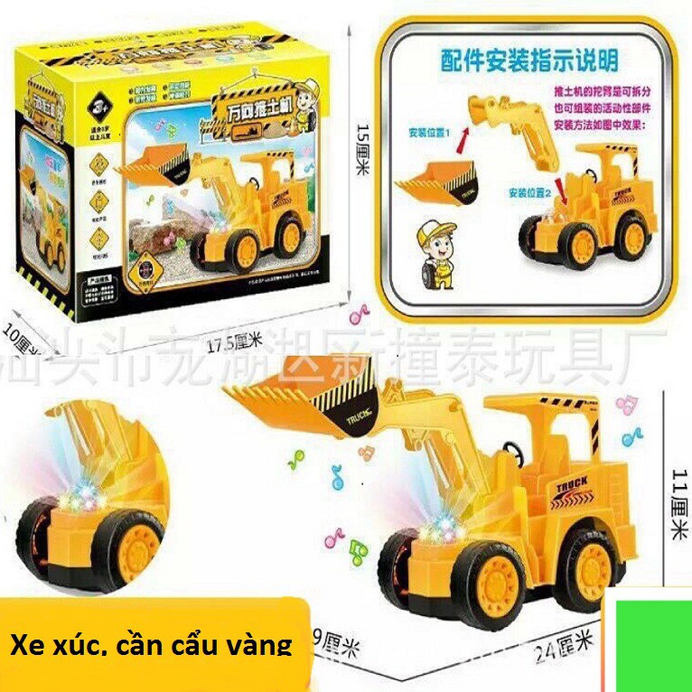 [FREESHIP] XE ĐỒ CHƠI ĐỔ RÁC, CẦN CẨU VÀNG, QUÂN ĐỘI, CÔNG TRÌNH XÂY DỰNG CHO BÉ