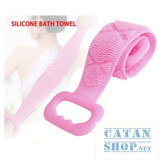 ❤️FREESHIP️❤️DÂY CHÀ LƯNG SILICONE TẨY TẾ BÀO CHẾT GIÚP LƯU THÔNG MÁU, DÂY TẮM CHÀ LƯNG 2 MẶT SILICONE (GIAO NGẪU NHIÊN)