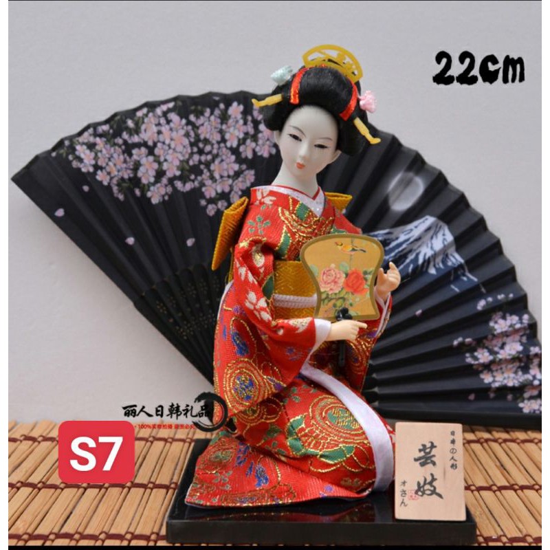 Búp bê Geisha Nhật Bản 22cm