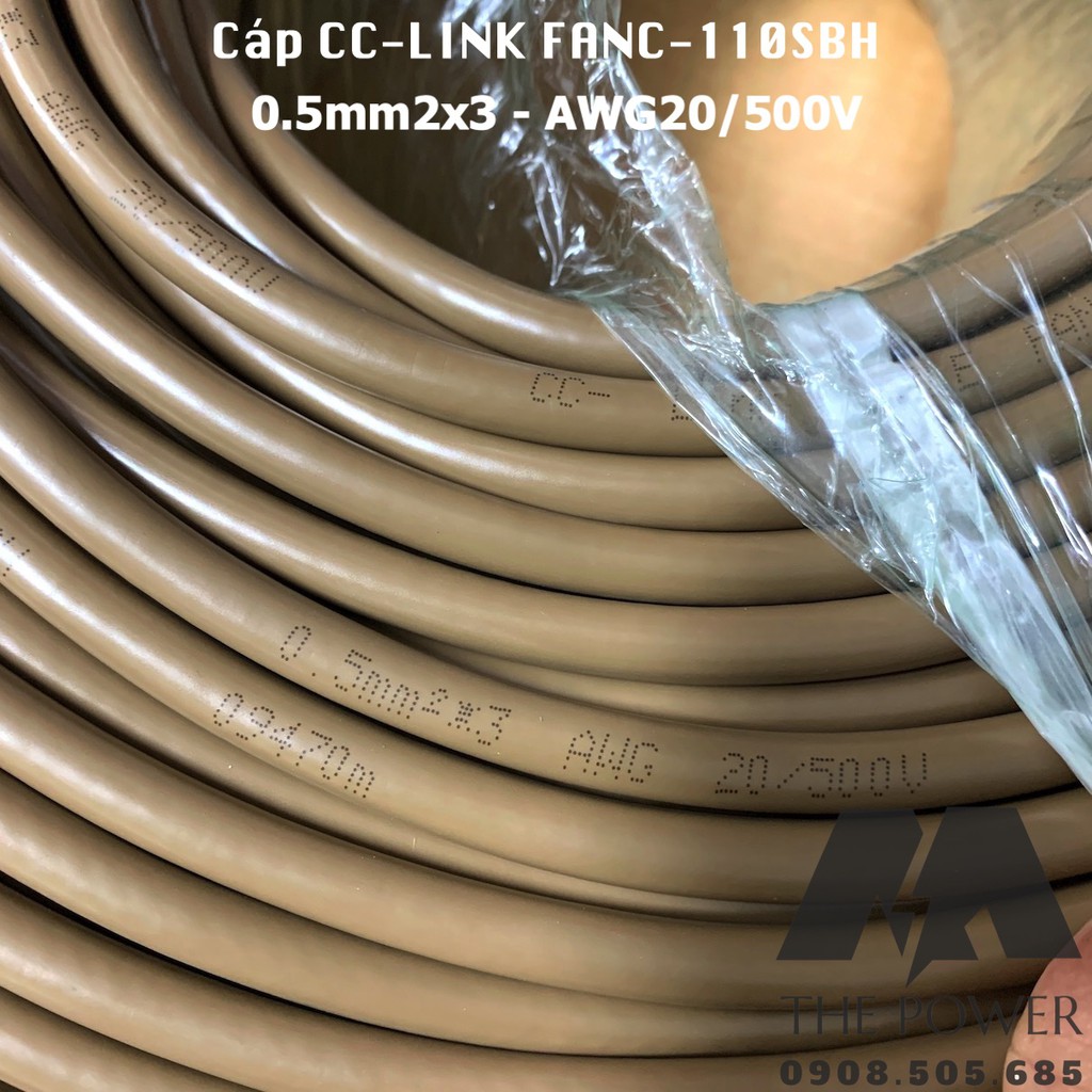 10M Cáp CC-Link FANC-110SBH 0.5mm2 x 3 - AWG 20/500V