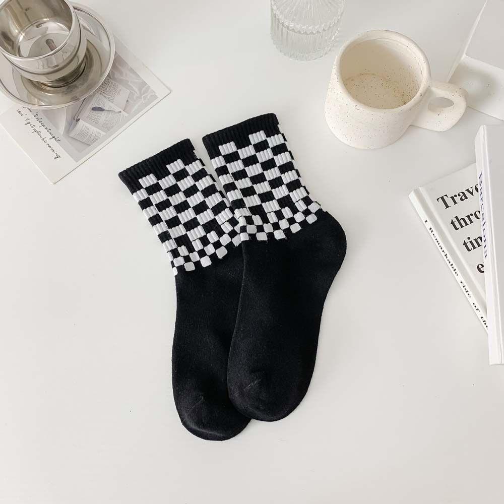 Vớ Trượt Ván Vải Cotton Thoáng Khí Phong Cách Đường Phố Hàn Quốc VANES1 Cho Nam Và Nữ