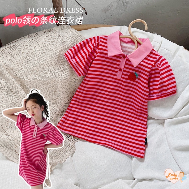 Đầm Xòe Hàn Quốc Dễ Thương Cho Bé Gái 1-7 Tuổi