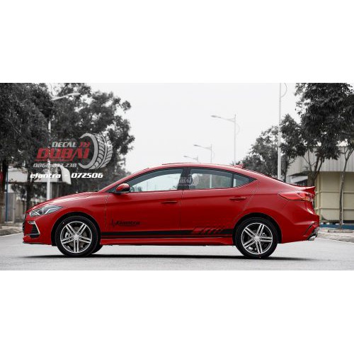 Tem 2 bên sườn Xe Elantra