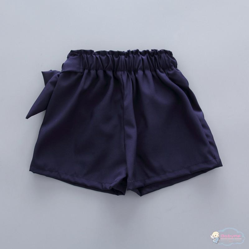 Set áo thun ngắn tay cổ tròn và quần váy ngắn họa tiết hoa thời trang hè dễ thương cho bé gái