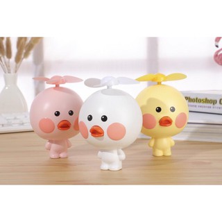 Quạt mini hình chú vịt