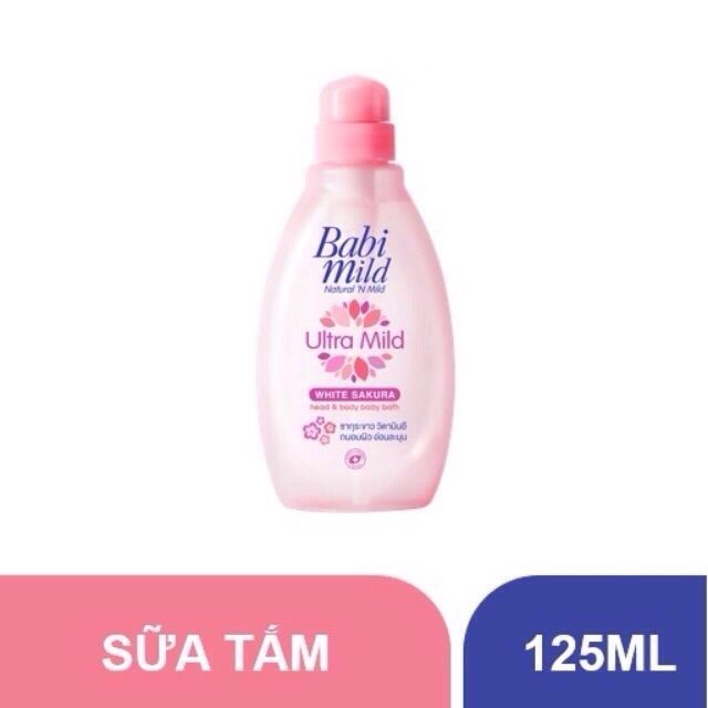 Sữa tắm gội babi mild 125ml