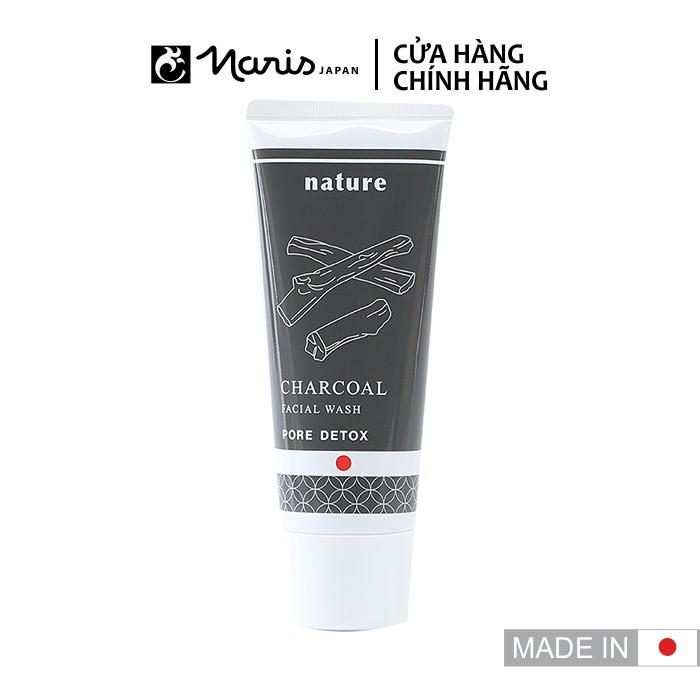 [Chính hãng] Sữa Rửa Mặt se khít lỗ chân lô Naris Nature Charcoal 100g