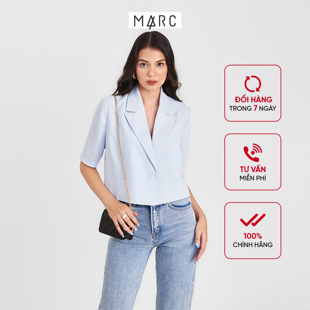 Áo khoác nữ MARC FASHION kiểu crop tay ngắn