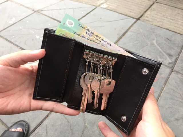 Ví da để chìa khoá - Bóp da đựng chìa khoá | BigBuy360 - bigbuy360.vn