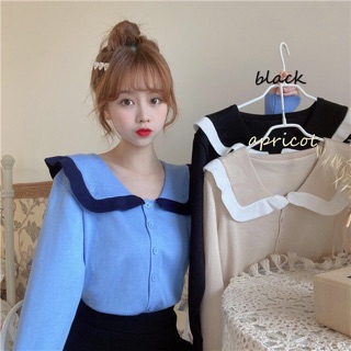 [Order 7-10 ngày] Áo len cổ thuyền siêu xinh (Kèm ảnh thật)