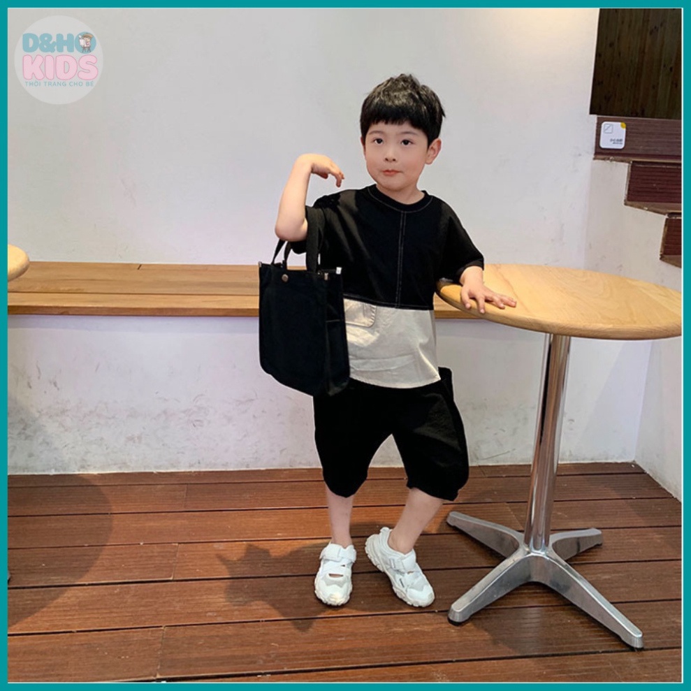 Bộ đũi cho bé trai Phong cách hàn Quốc - Thời trang trẻ em thiết kế, quần áo bé trai 9-23kg