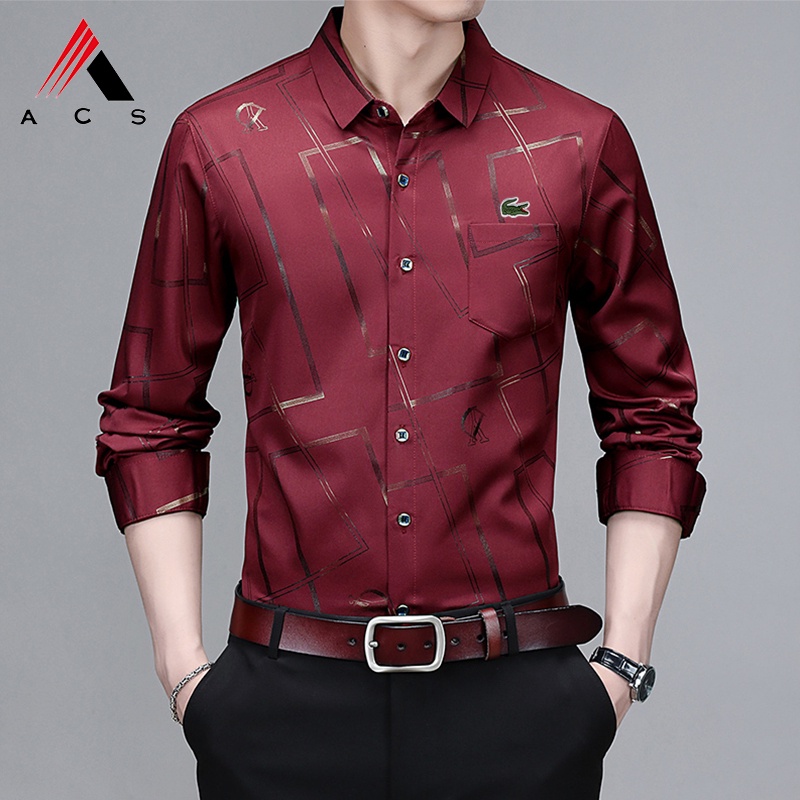 Áo Sơ Mi Dài Tay Thời Trang Công Sở Dành Cho Nam