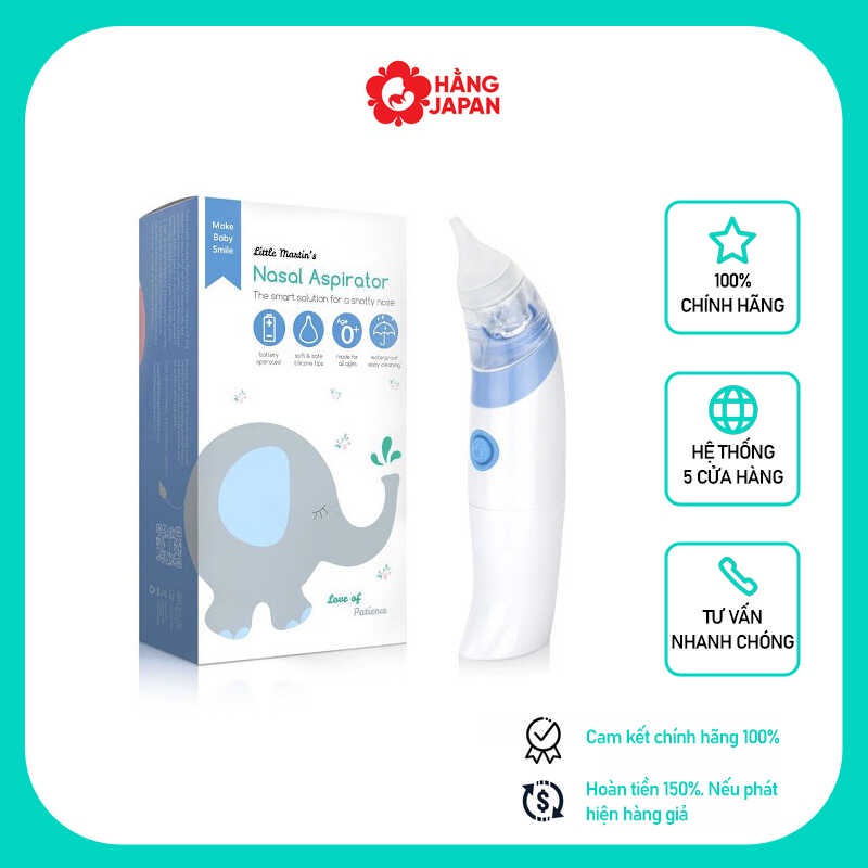 Máy hút mũi cầm tay Little Martins cho bé - Bảo hành chính hãng