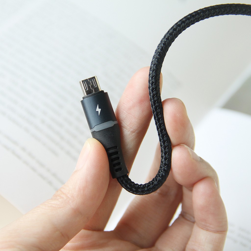 Cáp Sạc Nhanh Micro USB Có Đèn Báo Remax Việt Nam RC-152m - Bảo Hành 12 Tháng 1 Đổi 1