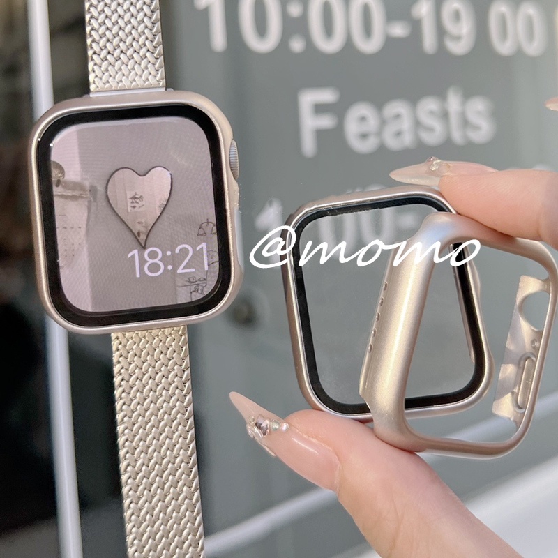 Ốp Bảo Vệ Mặt Đồng Hồ Thông Minh Apple Watch Series 8 7 6 5 4 3 2 1 45mm 41mm 42mm 38mm